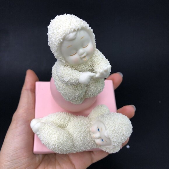 Dept 56 Snowbabies Figurine You Work I’ll Count 4027196 Christmas Gift Decor - Picture 2 of 6